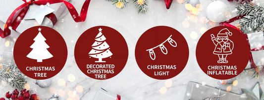 Santaco Inflatable Christmas Santa Lighted 1.8M Blow up Xmas Outdoor Decoration