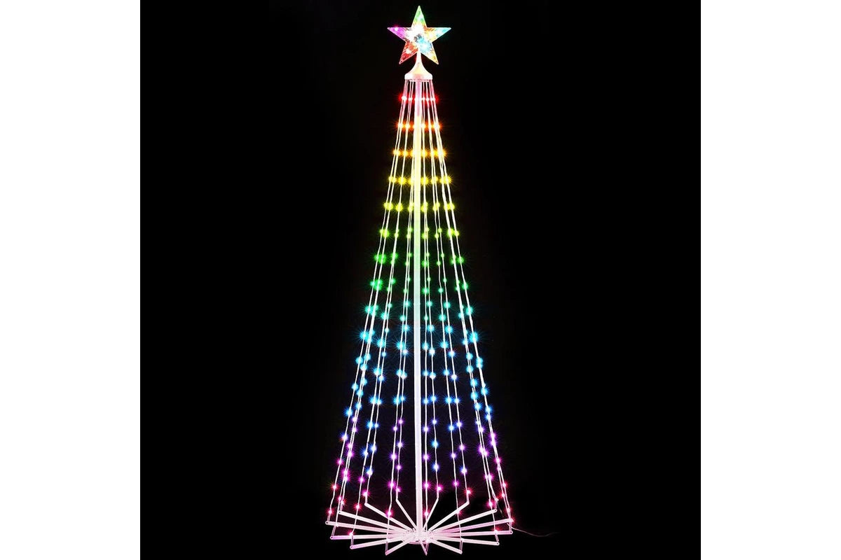 1.8M Christmas Tree 265 LED RGB Fairy Lights