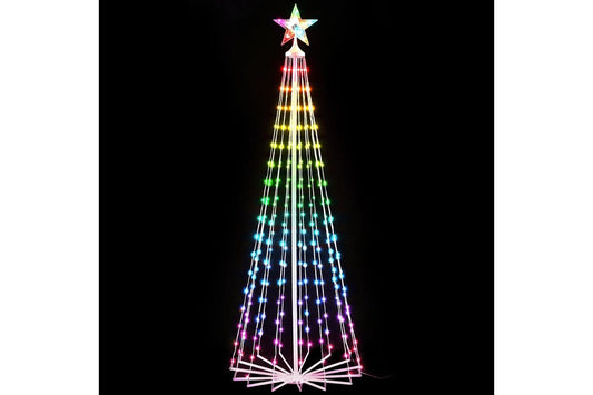 1.8M Christmas Tree 265 LED RGB Fairy Lights
