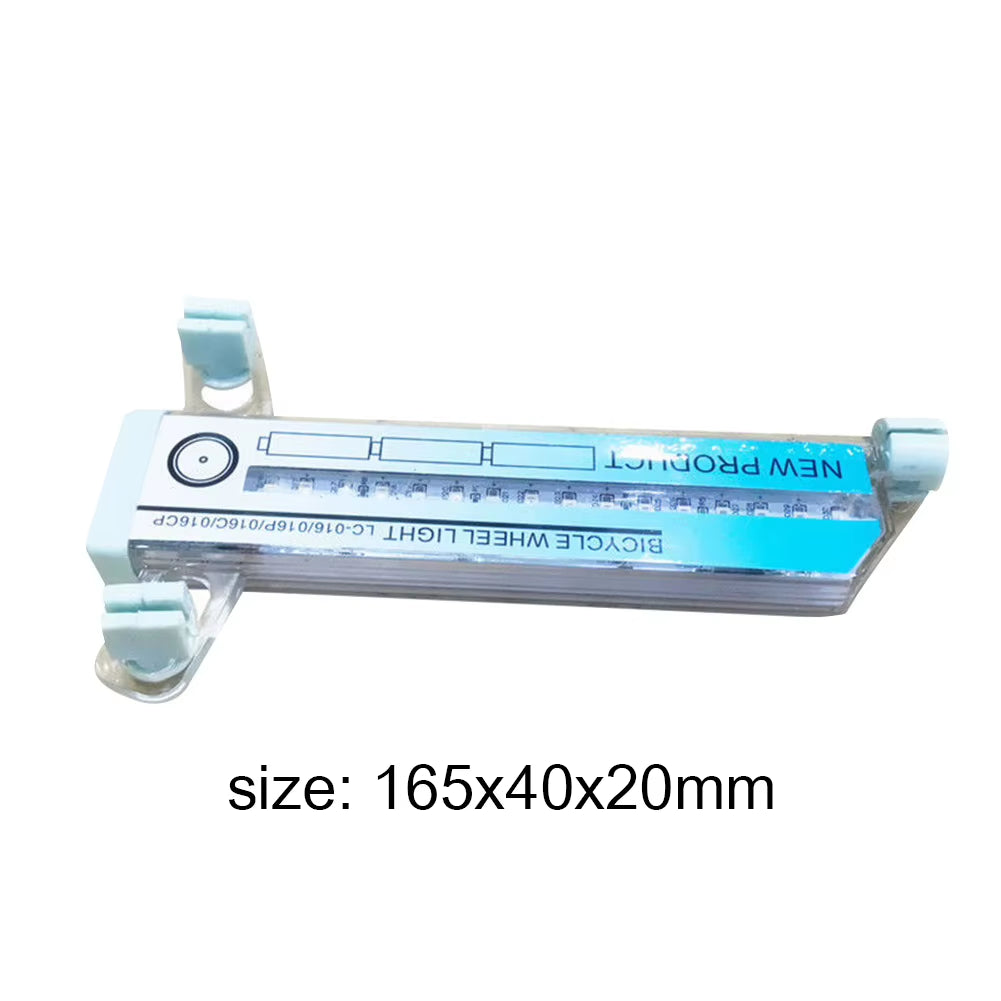 2X Mountain Road Bicycle Spoke Light Bike Light No Battery Strip 32LED Mountain Bicycle Two-Sided Color Warning Lamp