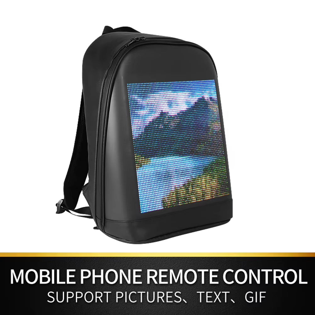 Women Print Bag Travel Laptop Bag LED Screen Display Backpack Wireless Business Travel Laptop School Bag Women Men