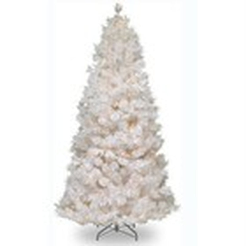 4/5/6/7FT Christmas Tree Green White Xmas Trees Decorations /W LED Fairy Lights