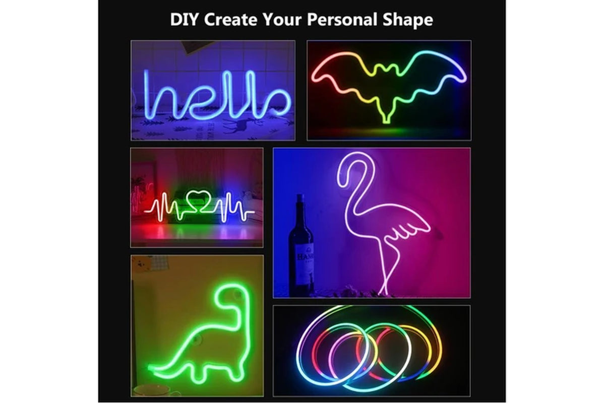 USB Bluetooth/Rgbic LED Neon Strip/10Ft/Music Sync