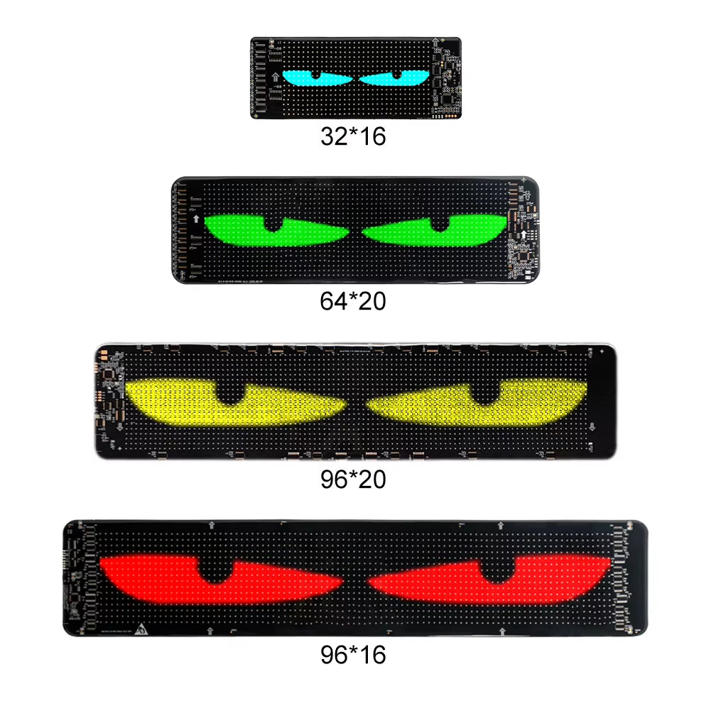 Devil Eyes LED Panel Light Remote Control LED Matrix Pixel Panel Night Light LED Devil Eye Decoration Light for Store/Bar/Trucks