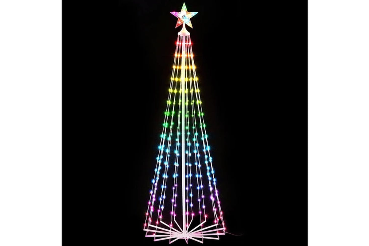 1.8M Christmas Tree 265 LED RGB Fairy Lights