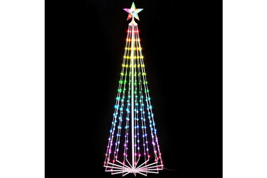 1.8M Christmas Tree 265 LED RGB Fairy Lights