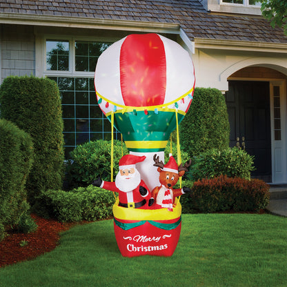 XMAS Christmas Lytworx 3M Hot Air Balloon Inflatable