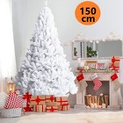 4/5/6/7FT Christmas Tree Green White Xmas Trees Decorations /W LED Fairy Lights