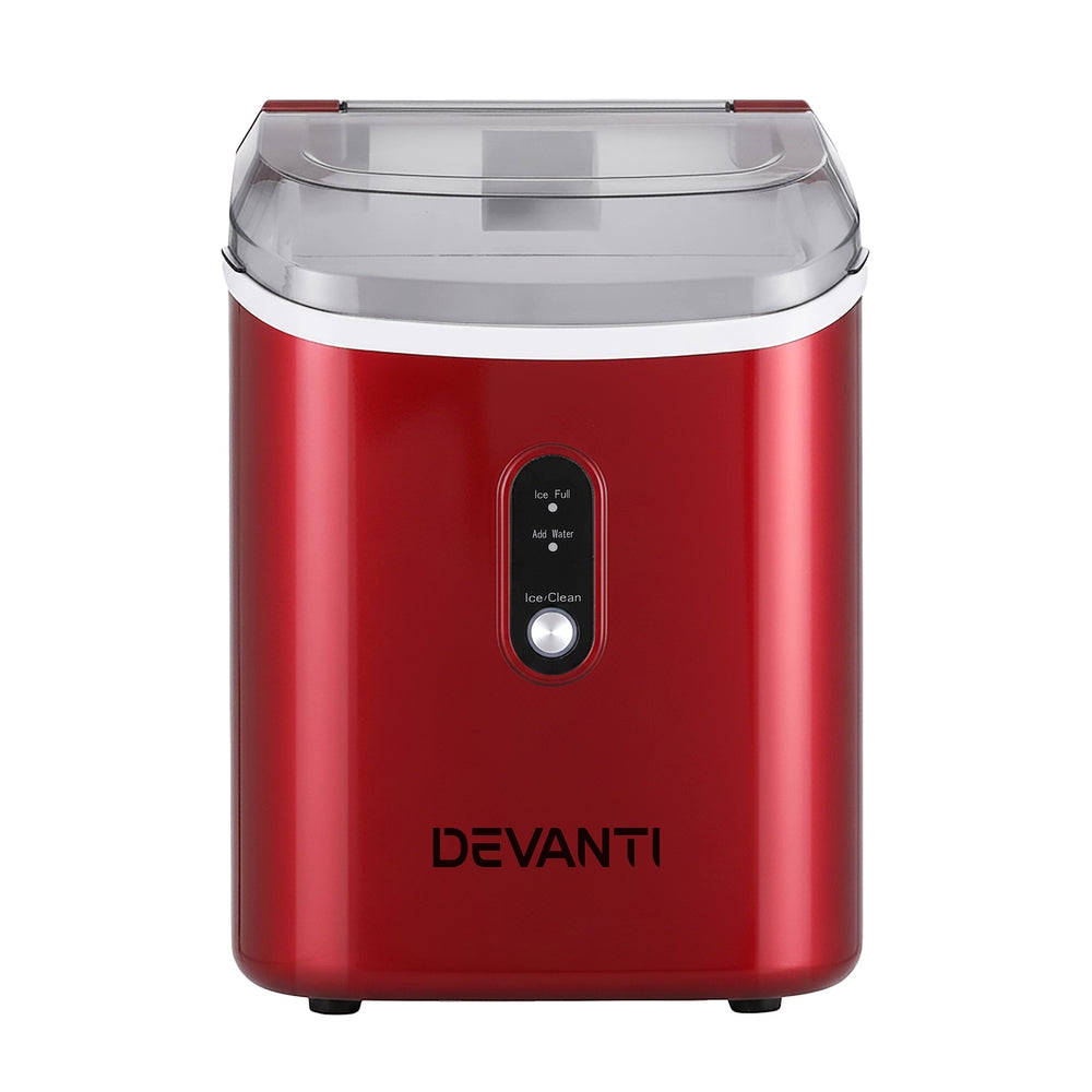 Devanti Ice Maker Machine 15kg Nugget Chewable Ice Cube