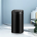Devanti 58L Motion Sensor Bin Rubbish Automatic Black