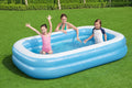 Bestway 2.62m x 1.75m x 51cm Blue Rectangular Family Pool