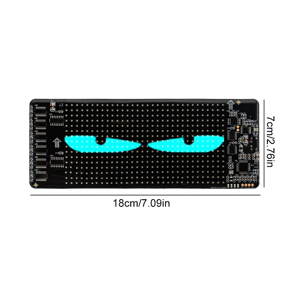 LED Panel Light Remote Control LED Decoration Light Demon Eyes Flexible LED Panel for Car Truck Accessories for for Demon Eyes