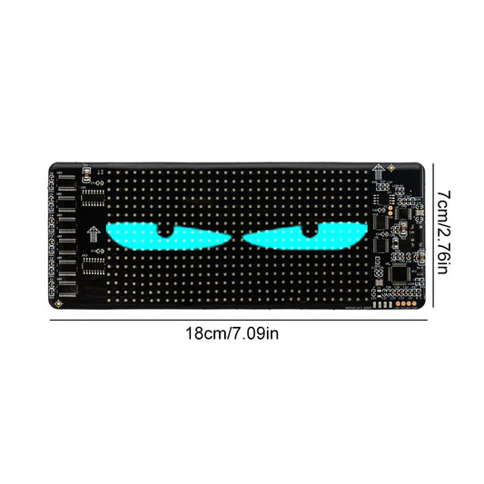 LED Panel Light Remote Control LED Decoration Light Demon Eyes Flexible LED Panel for Car Truck Accessories for for Demon Eyes