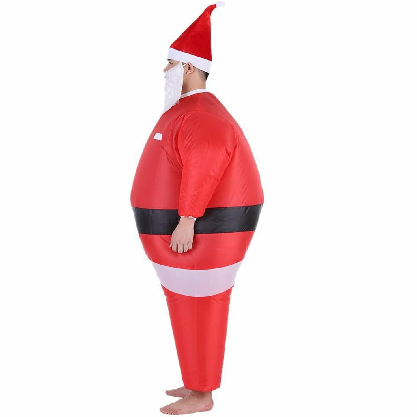 1X 200Cm Inflatable Santa Christmas Costume Cosplay Xmas Fancy Dress Suit Party