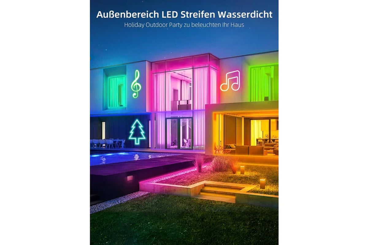 Bluetooth/Rgbic LED Neon Light Strip/32.8Ft/Music Sync