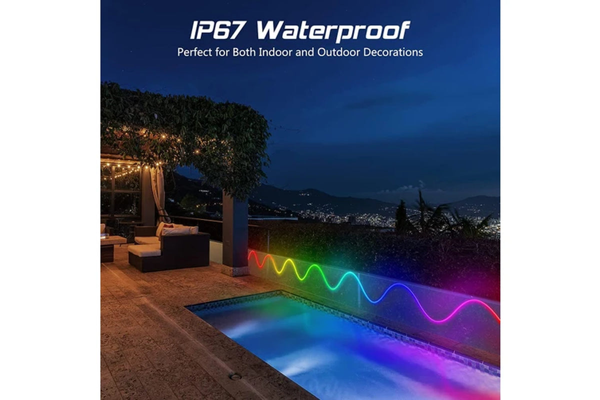 Bluetooth/Rgbic LED Neon Strip/16.4Ft/Music Sync