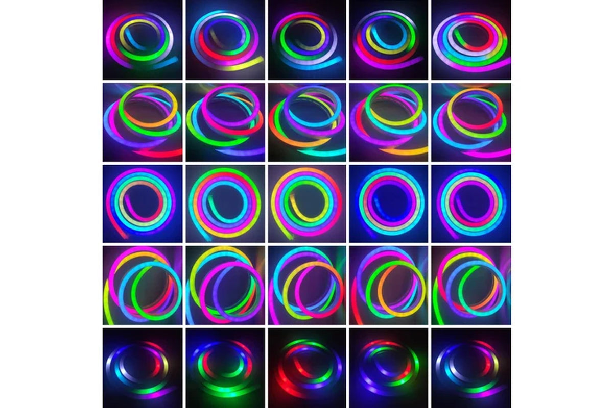 Bluetooth/Rgbic LED Neon Strip/16.4Ft/Music Sync