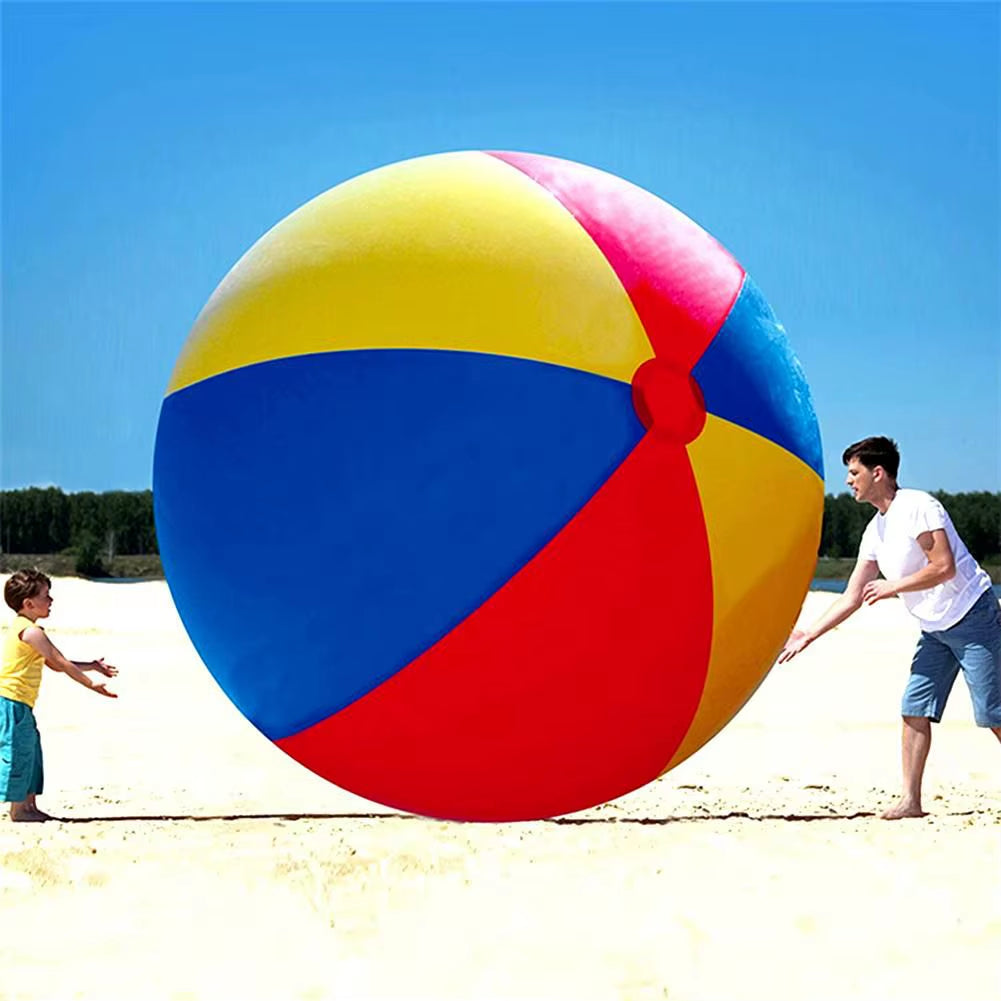 100/150Cm Giant Inflatable Beach Ball Summer Outdoor Pool Ball Bath Inflatable Toy Children Toy Ball Water Beach Swimming