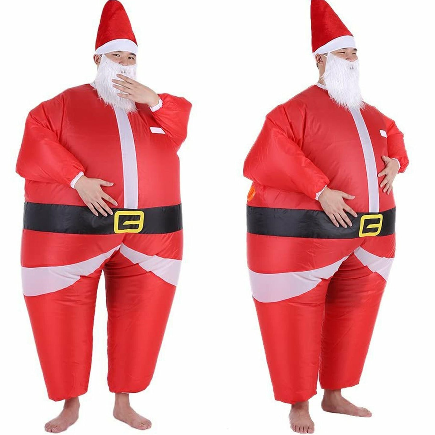 1X 200Cm Inflatable Santa Christmas Costume Cosplay Xmas Fancy Dress Suit Party